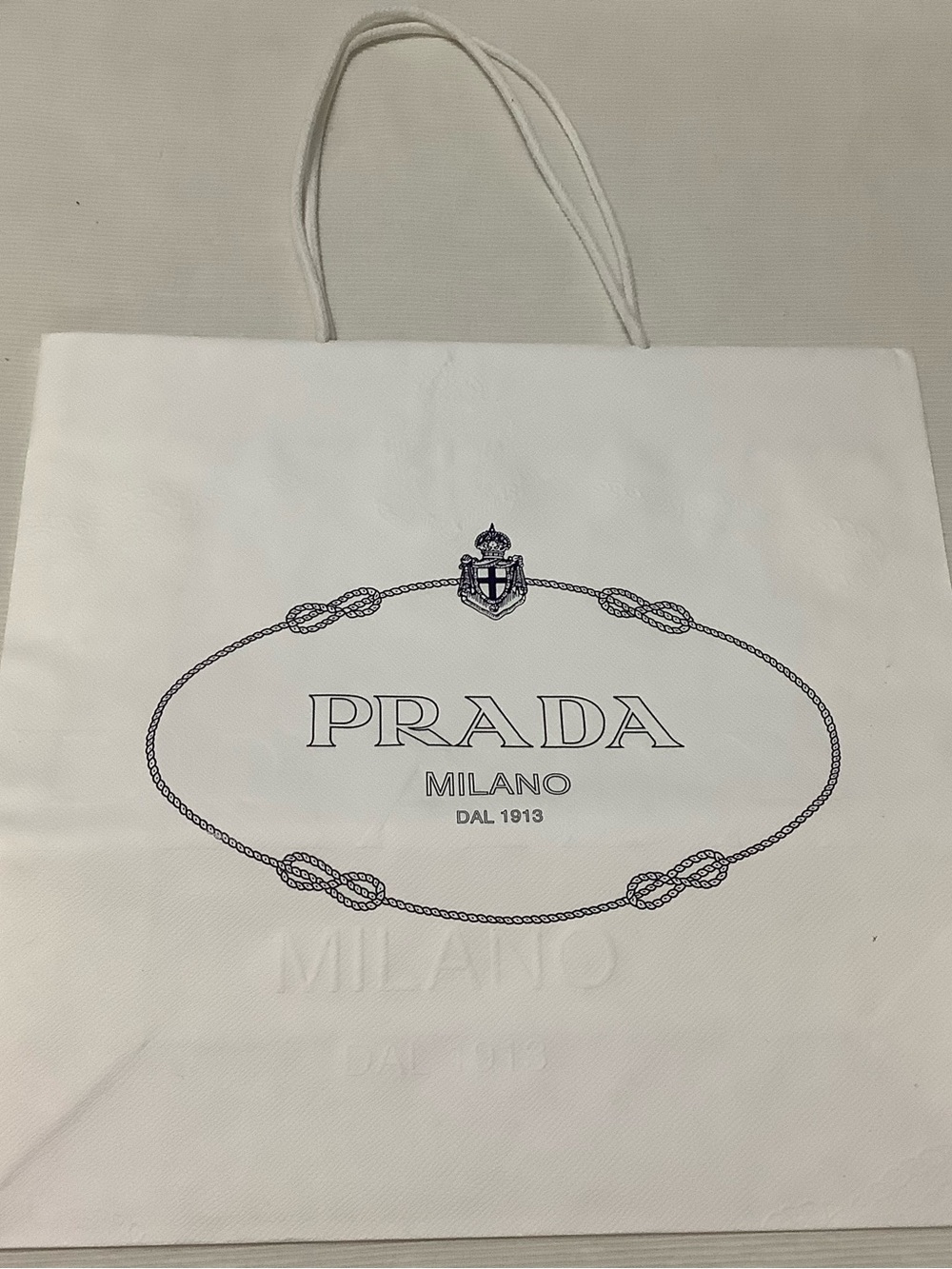 Prada White Shopping